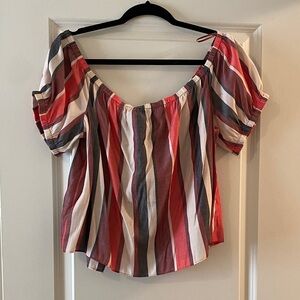 Express Multicolor Striped Blouse